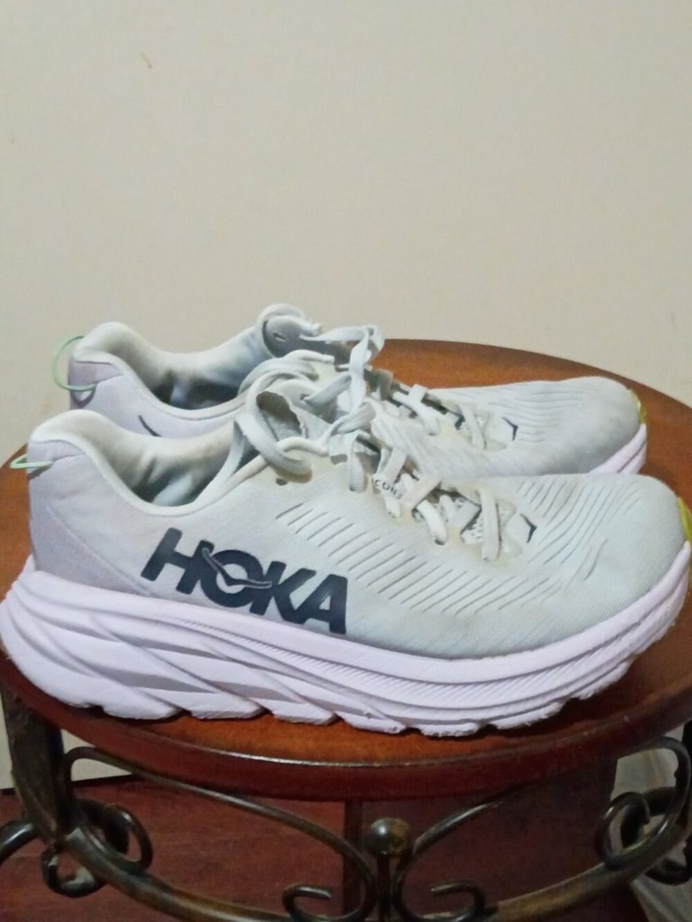 Hoka Rincon 3 Womens Running Shoes 6.5B Plein Air Orchid Lavender 1119396-PAOH